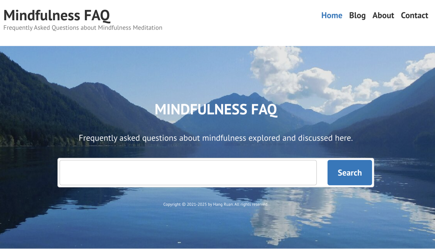 MINDFULNESS FAQ Frequently asked questions about mindfulness explored and discussed here.